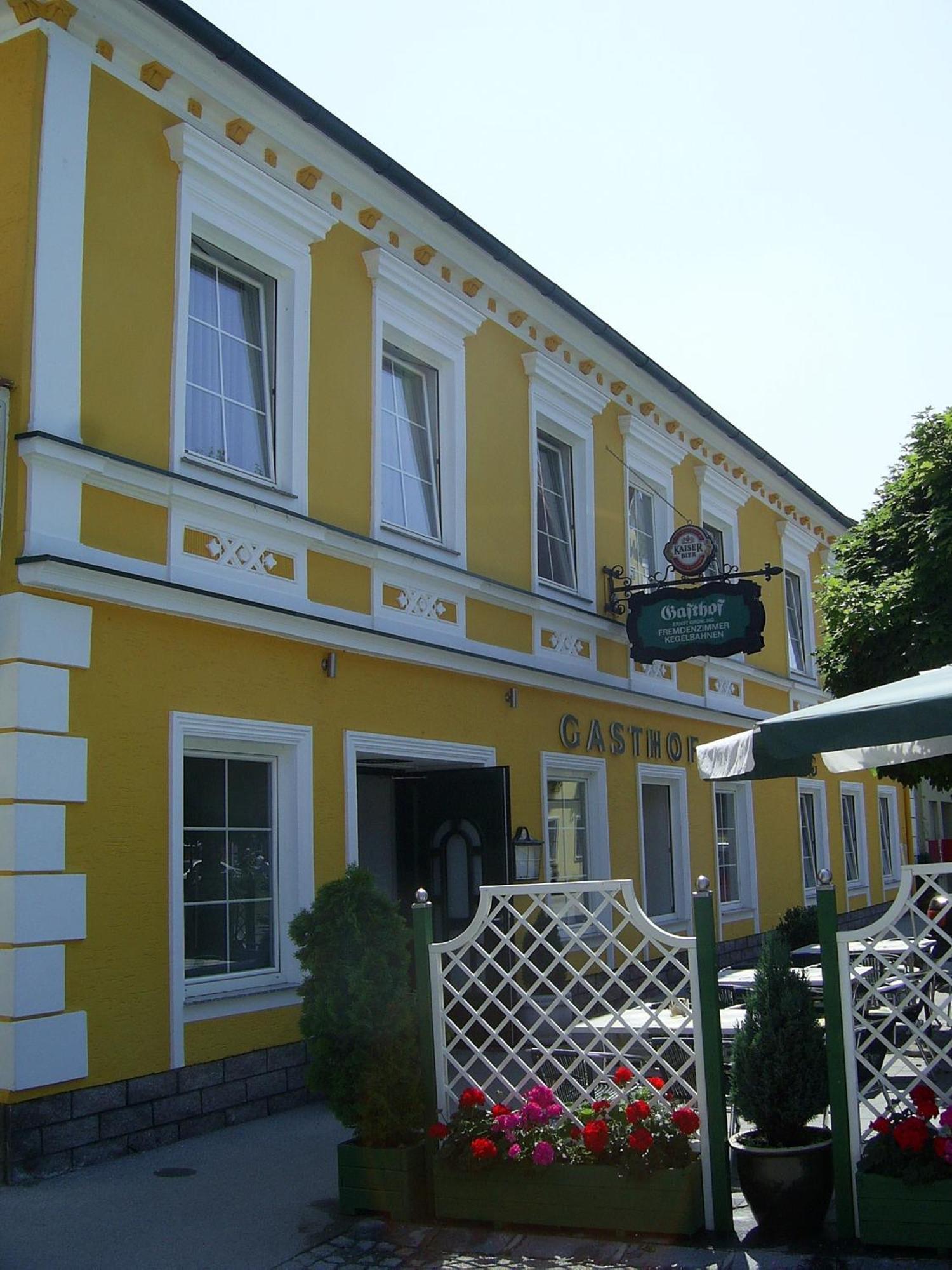 Gasthof Gruenling Wallsee Esterno foto