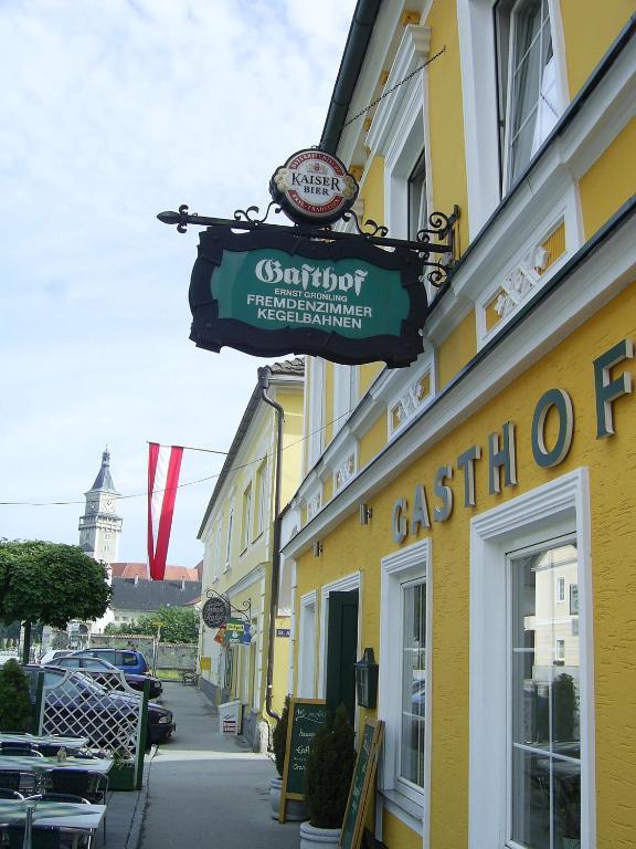 Gasthof Gruenling Wallsee Esterno foto